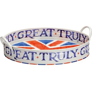 Emma Bridgewater Union Jack Tin (Steel) Large Handled Tray 390 (D) X 60mm Emma Bridgewater Union Jack Tin (Steel) Large Handled Tray 390 (D) X 60mm