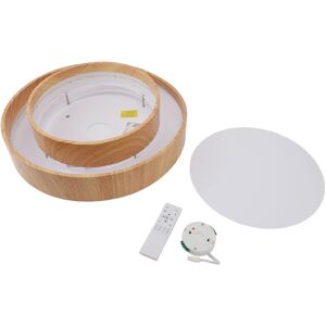 Flush Mount Ceiling Light Wood Grain Round 3000k To 6000k Adjustable Ceiling Flush Mount Ceiling Light Wood Grain Round 3000k To 6000k Adjustable Ceiling