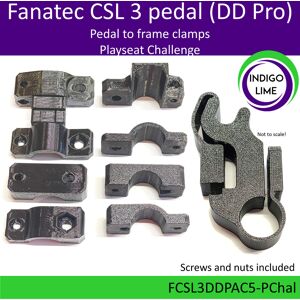 Indigo Lime Playseat Challenge Fanatec Csl 3 Pedal (Dd Pro Lc) Pedal To Frame Clamps Indigo Lime Playseat Challenge Fanatec Csl 3 Pedal (Dd Pro Lc) Pedal To Frame Clamps