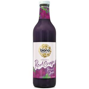 Biona Organic Red Grape Juice 750ml, Pack Of 6 - Immediately Pressed After Harv Biona Organic Red Grape Juice 750ml, Pack Of 6 - Immediately Pressed After Harv
