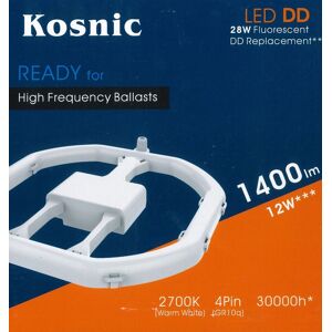 Kosnic Model Gr10q 4 Pin LED Bulb - 2700K, 12W, Warm White - Light Bulb Kosnic Model Gr10q 4 Pin LED Bulb - 2700K, 12W, Warm White - Light Bulb