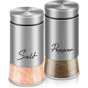 Sodial 5x(Salt And Pepper Shakers Set With Stainless Steel Lid For Kitchen Gadgets7892 Sodial 5x(Salt And Pepper Shakers Set With Stainless Steel Lid For Kitchen Gadgets7892