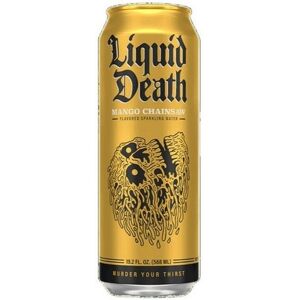 Liquid Death Sparkling Water Mango Chainsaw 19.2 Oz (Case Of 24) Liquid Death Sparkling Water Mango Chainsaw 19.2 Oz (Case Of 24)