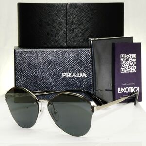 Authentic Prada Womens Cinema Collection Sunglasses Black Silver Spr 64t 1bc-5s0 Authentic Prada Womens Cinema Collection Sunglasses Black Silver Spr 64t 1bc-5s0