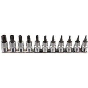 Tamperproof Star Socket Bit Set 3/8"D 11pc - Laser 6068 New Tamperproof Star Socket Bit Set 3/8"D 11pc - Laser 6068 New