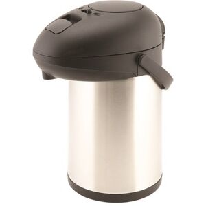 Genware Vacuum Pot Stainless Steel Unbreakable Beverage Vacuum Pump Pot 2.5l Genware Vacuum Pot Stainless Steel Unbreakable Beverage Vacuum Pump Pot 2.5l