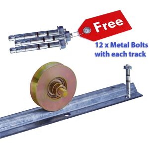 Kiwi Sliding Gate Track Heavy Duty Steel - 3m Length Kiwi Sliding Gate Track Heavy Duty Steel - 3m Length