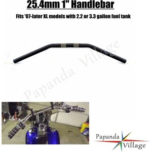 Papandacycle Black 1'' Handlebar For Harley Sportster Xl1200 Xl883 72 48 Roadster 2007-Later Papandacycle Black 1'' Handlebar For Harley Sportster Xl1200 Xl883 72 48 Roadster 2007-Later