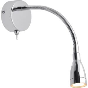 Led Indoor Reading Wall Light 2w 3000k Chrome Wall Mounted Bedside Light H3144 Led Indoor Reading Wall Light 2w 3000k Chrome Wall Mounted Bedside Light H3144