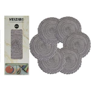 Table Mats, Heat Resistant Braided Placemats Lace Meal Mat Washable Anti Slip Ro Table Mats, Heat Resistant Braided Placemats Lace Meal Mat Washable Anti Slip Ro