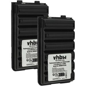 Vhbw 2x Battery For Standard Horizon Hx600s Hx500s Hx270s Hx370s 1600mah Vhbw 2x Battery For Standard Horizon Hx600s Hx500s Hx270s Hx370s 1600mah