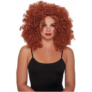 Dreamgirl Big Volume Curls 80s Big Hair Retro Red Adult Womens Costume Wig Dreamgirl Big Volume Curls 80s Big Hair Retro Red Adult Womens Costume Wig