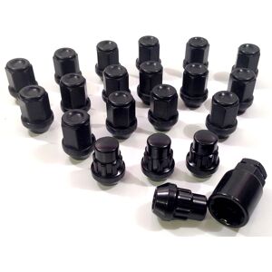 Bimecc Wheel Closed Nuts Inc Locking Nuts In Black. M12 X 1.5 19mm Hex Taper X 20 Bimecc Wheel Closed Nuts Inc Locking Nuts In Black. M12 X 1.5 19mm Hex Taper X 20