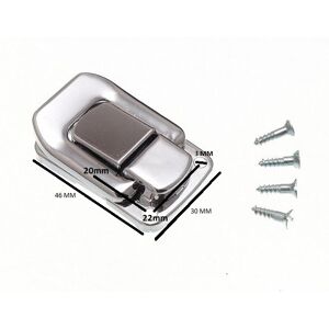 One Stop Diy Case Clasp Toggle Fastening Trunk Catch 48mm X 33mm Cp Steel Qty. Pack Of 20 One Stop Diy Case Clasp Toggle Fastening Trunk Catch 48mm X 33mm Cp Steel Qty. Pack Of 20