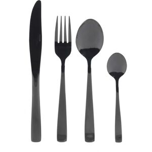Salter Cutlery Set Black Stainless Steel 32 Piece 8 Person Tableware Regal Range Salter Cutlery Set Black Stainless Steel 32 Piece 8 Person Tableware Regal Range