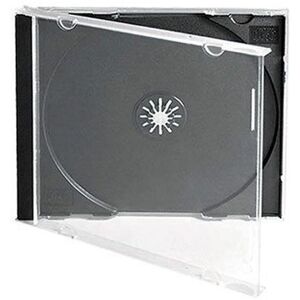 Dragon 100 X Standard Black Cd Jewel Case With Clear Case And Black Tray For 1 Disc Dragon 100 X Standard Black Cd Jewel Case With Clear Case And Black Tray For 1 Disc