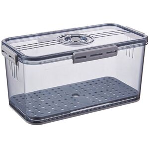 Sodial 2x(Bread Box Bread Boxes For Kitchen Counter Airtight, Time Recording Bread1109 Sodial 2x(Bread Box Bread Boxes For Kitchen Counter Airtight, Time Recording Bread1109