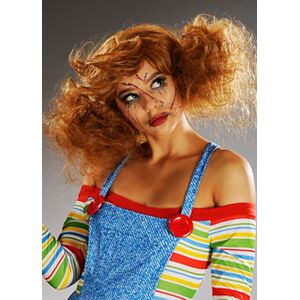 Struts Womens Chucky Style Ginger Deluxe Backcombed Fancy Dress Scary Wig Struts Womens Chucky Style Ginger Deluxe Backcombed Fancy Dress Scary Wig