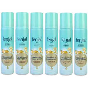 Fenjal Classic Luxury Sensuous Body Spray 6 X 75ml Fenjal Classic Luxury Sensuous Body Spray 6 X 75ml