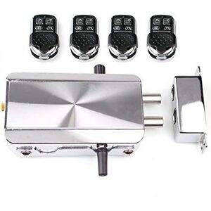 Yhus Remote Control Door Lock Kit Smart Anti-Theft Home Security Keyless Yhus Remote Control Door Lock Kit Smart Anti-Theft Home Security Keyless