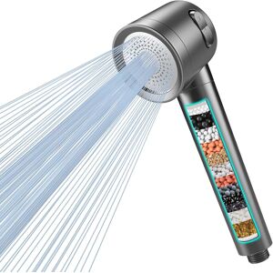 Meko Hard Water Filter Shower Head With 3 Modes, 15 Layers Filtration Water Sav Meko Hard Water Filter Shower Head With 3 Modes, 15 Layers Filtration Water Sav