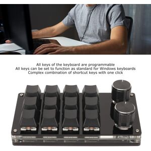 Mini 12 Key Keypad With 2 Knob Blue Switch Diy Programmable Wired Connection Mini 12 Key Keypad With 2 Knob Blue Switch Diy Programmable Wired Connection