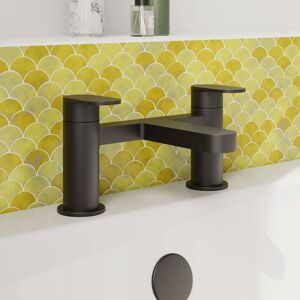 Welovebathrooms Brayden Deck Mounted Bath Filler Tap Dual Lever Matt Black Modern Bathroom Welovebathrooms Brayden Deck Mounted Bath Filler Tap Dual Lever Matt Black Modern Bathroom