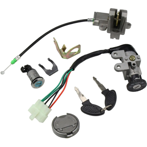 Does Not Apply Ignition Barrel Key Switch Chinese Scooter Parts Seat Locks W/key Gy6 On/off For Does Not Apply Ignition Barrel Key Switch Chinese Scooter Parts Seat Locks W/key Gy6 On/off For