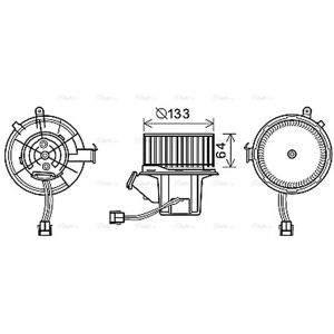 Ava Cooling Ava Blower Fan Ms8630 For Mercedes-Benz C-Series W204 (2007) C180 1.6 Kompressor Ava Cooling Ava Blower Fan Ms8630 For Mercedes-Benz C-Series W204 (2007) C180 1.6 Kompressor