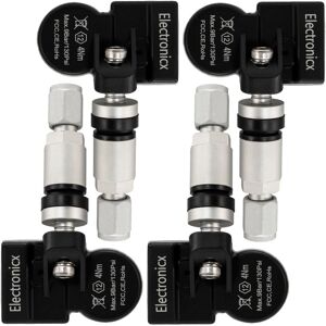 Electronicx 4x Tyre Pressure Sensors Tpms Sensors Metal Valve Silver For Alfa-Romeo 159 2005 Electronicx 4x Tyre Pressure Sensors Tpms Sensors Metal Valve Silver For Alfa-Romeo 159 2005