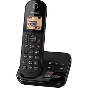 Panasonic Kx-Tgc420eb Cordless Phone With Answering Machine - Black Panasonic Kx-Tgc420eb Cordless Phone With Answering Machine - Black