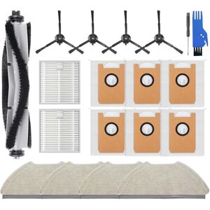 3x(For T20 Robot Vacuum Cleaner Main Side Brush Hepa Mop Cloth6108 3x(For T20 Robot Vacuum Cleaner Main Side Brush Hepa Mop Cloth6108