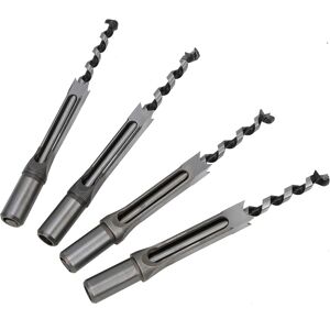 4pcs / Set 12.7‑16mm Woodworking Square Hole Drill Bits Bearing Steel Square Uk 4pcs / Set 12.7‑16mm Woodworking Square Hole Drill Bits Bearing Steel Square Uk