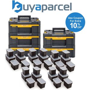 5x Dewalt Dwst1-70705 Tstak Iii Deep Draw Stackable Tool Storage Box Organisers 5x Dewalt Dwst1-70705 Tstak Iii Deep Draw Stackable Tool Storage Box Organisers