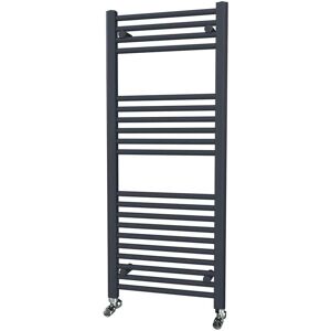 Uk Radiators Anthracite Electric Towel Rail 1200x500mm 400w On/off straight Uk Radiators Anthracite Electric Towel Rail 1200x500mm 400w On/off straight