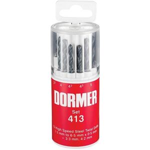 Dormer A191 High Speed Steel Drill Set - Metric / Set Of 13 1.5-6.5 X 0.5mm Mult Dormer A191 High Speed Steel Drill Set - Metric / Set Of 13 1.5-6.5 X 0.5mm Mult