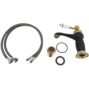 Vintage Bathroom Sink Faucet Brass Ceramic Single Handle Cold And Hot Water Vintage Bathroom Sink Faucet Brass Ceramic Single Handle Cold And Hot Water