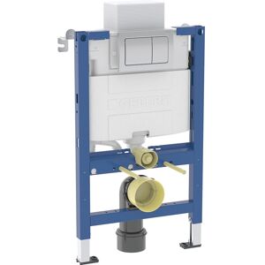 Geberit 820mm Duofix Wall Hung Frame Alpha Dual Concealed Cistern & Flush Plate Geberit 820mm Duofix Wall Hung Frame Alpha Dual Concealed Cistern & Flush Plate