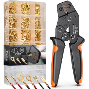 Preciva Crimping Tool Set For Spade Connector, 0.5-1.5mm²/22-16 Awg Wire Crimp Preciva Crimping Tool Set For Spade Connector, 0.5-1.5mm²/22-16 Awg Wire Crimp