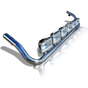 Bragan™ Stainless Roof Bar +rectangle Spot Lamp For Volvo Fh4 2013-2021 Globetrotter Xl Bragan™ Stainless Roof Bar +rectangle Spot Lamp For Volvo Fh4 2013-2021 Globetrotter Xl