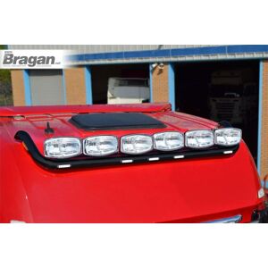 Bragan™ Roof Bar + Led + Spot Lights For Daf Xf 95 Superspace Cab Black Truck Stainless Bragan™ Roof Bar + Led + Spot Lights For Daf Xf 95 Superspace Cab Black Truck Stainless