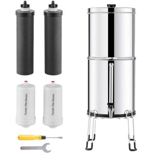 Uimoso 2.25g Countertop Gravity Water Filter System With Stainless Steel And 4 Filters Uimoso 2.25g Countertop Gravity Water Filter System With Stainless Steel And 4 Filters