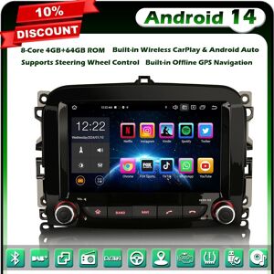 Erisin Android 14 64gb 8-Core Car Stereo Gsp Satnav For Fiat 500l Bluetooth 5.0 Dab+ips Erisin Android 14 64gb 8-Core Car Stereo Gsp Satnav For Fiat 500l Bluetooth 5.0 Dab+ips