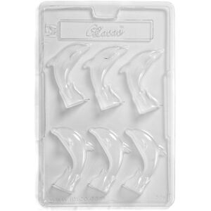 World Of Moulds Dolphin (Double) Chocolate/soap Mould - 6 Cavity - Pack Of 10 World Of Moulds Dolphin (Double) Chocolate/soap Mould - 6 Cavity - Pack Of 10