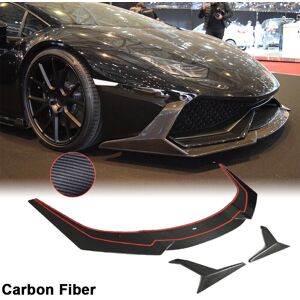 Carmotoring Carbon Fiber Front Bumper Lip Spoiler For Lamborghini Huracan Lp600 Lp610 14-16 Carmotoring Carbon Fiber Front Bumper Lip Spoiler For Lamborghini Huracan Lp600 Lp610 14-16