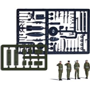 Busch Model 4 NVA Soldiers Standing - Figures Busch Model 4 NVA Soldiers Standing - Figures