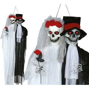 Fiestas Guirca Halloween Animatronic Married Skeletons Decoration With Light & Sound 185cm Fg Fiestas Guirca Halloween Animatronic Married Skeletons Decoration With Light & Sound 185cm Fg