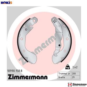 Zimmermann Brake Shoes 200mm Diameter with Lever - Brake Shoes Zimmermann Brake Shoes 200mm Diameter with Lever - Brake Shoes
