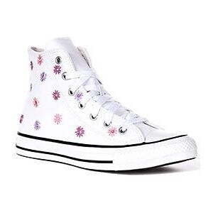Converse A11781c Ct As Embroidered Junior Sneakers In White Purple Uk 3 - 7 Converse A11781c Ct As Embroidered Junior Sneakers In White Purple Uk 3 - 7