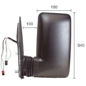 Iparlux Complete Mirror Left Electric Dead Angle Thermal Convex Short Arm 504056864 Iparlux Complete Mirror Left Electric Dead Angle Thermal Convex Short Arm 504056864